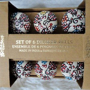 NEW! BEAUTIFUL Set of 6 Drawer Pulls Handles